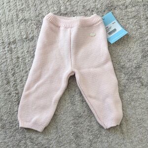 babycottons Pink Knit Baby Pants